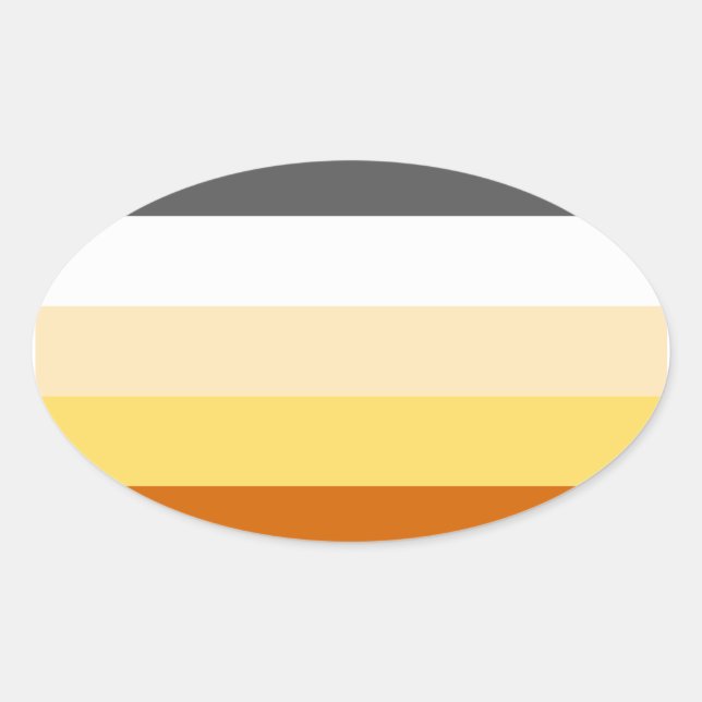 Pegatina Ovalada Orgullo (Anverso)