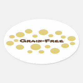 Pegatina Ovalada Orgullo Grano-Libre