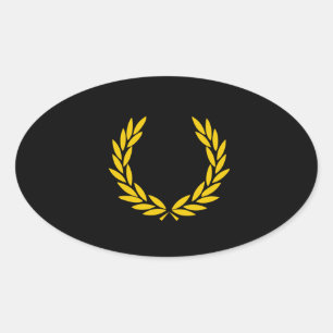Pegatina Ovalada Orgullo Uniforme