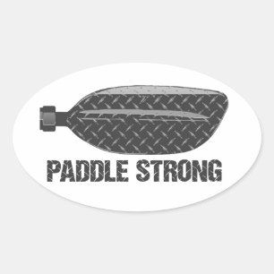 Pegatina Ovalada Paddle Strong