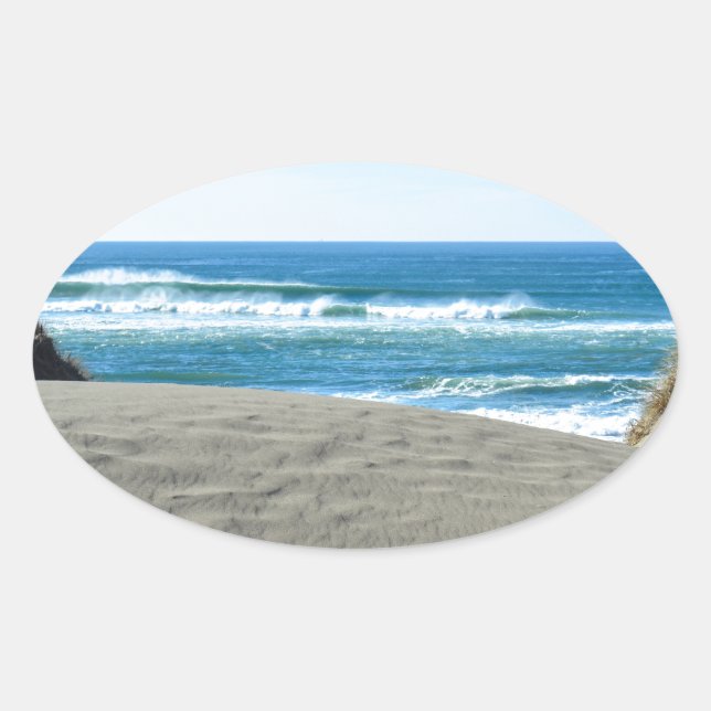 Pegatina Ovalada Papillon (Anverso)