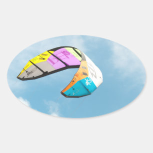 PEGATINA OVALADA PARAGLIDEZ