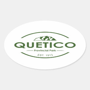 Pegatina Ovalada Parque Provincial Quetico