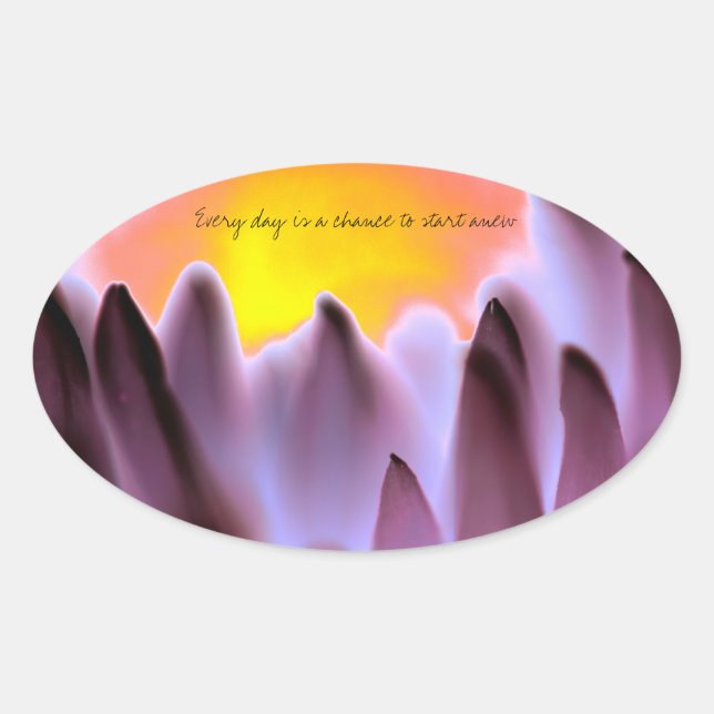 Pegatina Ovalada Pegatinas (Anverso)