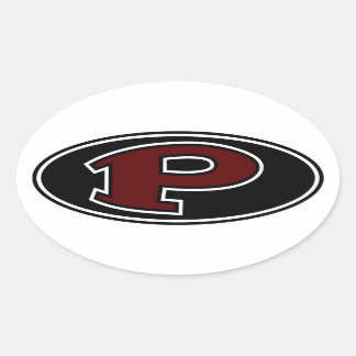 Pegatina Ovalada Pegatinas con el logotipo de Pearland Oilers