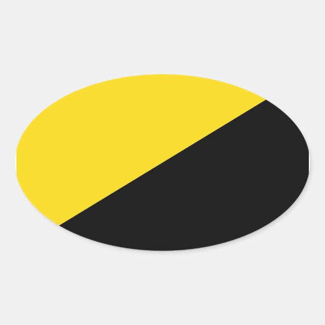 Pegatina Ovalada Pegatinas de AnCap (Anverso)