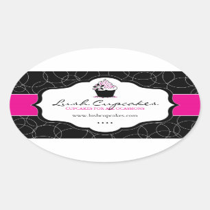 Pegatina Ovalada Pegatinas intrépidos de la magdalena