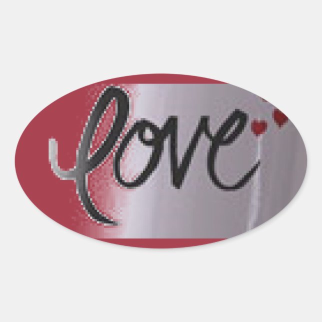 Pegatina Ovalada Pegatinas Oval (Anverso)