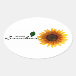 Pegatina Ovalada Pegatinas Oval - Eres Mi Sol