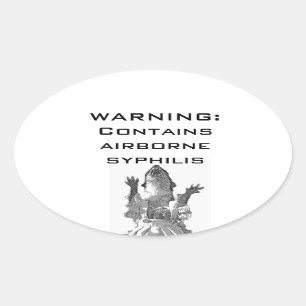 Pegatina Ovalada Pegatinas para evitar que sus cosas sean robadas