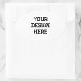 Pegatina Ovalada Personalización o Personalizar