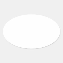 Pegatina Ovalada Personalizar / Personaliza / Crea tu propio
