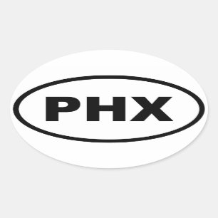 Pegatina Ovalada Phoenix PHX