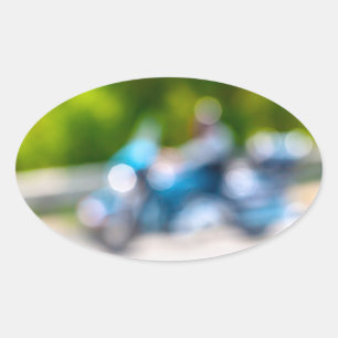 Pegatina Ovalada piloto clásico