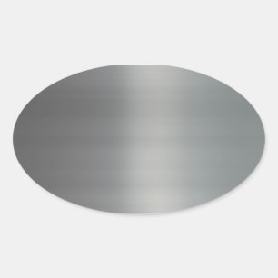 Pegatina Ovalada Pincel elegante Metalizado texturado