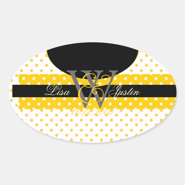 Pegatina Ovalada PIxDezines colores DIY, puntos y otros. (Anverso)