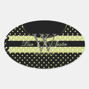 Pegatina Ovalada PIxDezines colores DIY, puntos y otros.