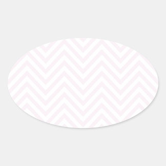 Pegatina Ovalada Plantilla de fondo de patrón personalizable ZigZag