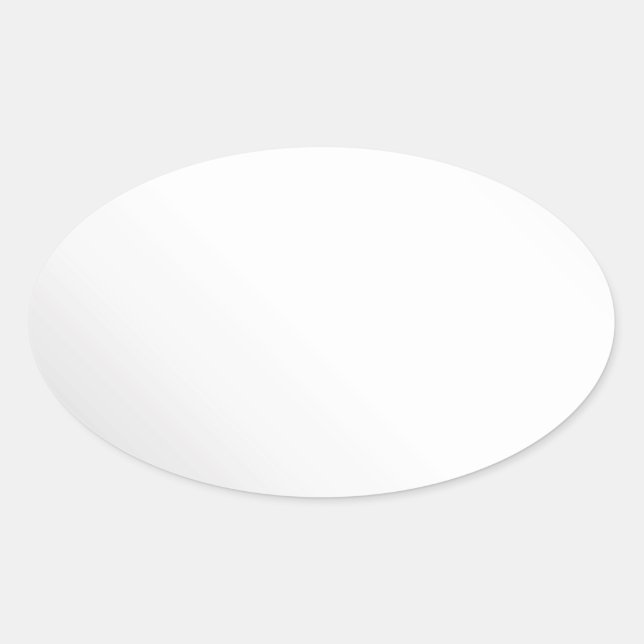 Pegatina Ovalada Plateado (Anverso)