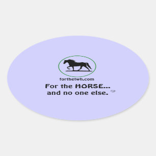 Pegatina Ovalada Por los dos Pegatinas