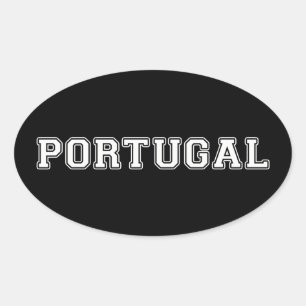 Pegatina Ovalada Portugal