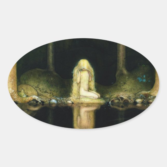 Pegatina Ovalada Princess Tuvstarr (Anverso)