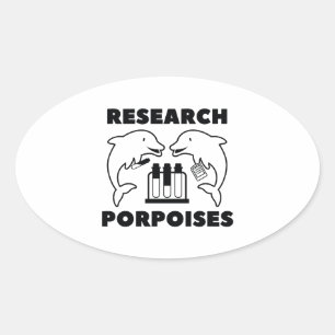 Pegatina Ovalada Propuestas de investigación