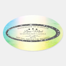 Purpurina plateado Estrellas de producto Etiquetas