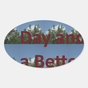 Pegatina Ovalada Que tengas un buen día.png