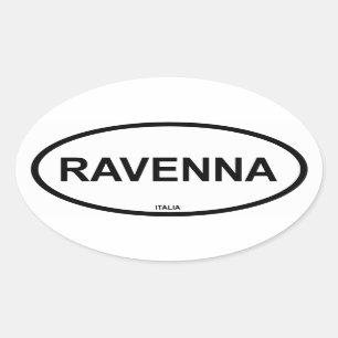 PEGATINA OVALADA RAVENNA