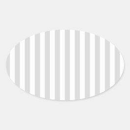 Pegatina Ovalada Rayos claros y franjas blancas