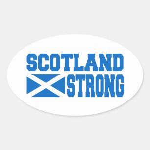 Pegatina Ovalada Referéndum en Escocia Libertad Independiente