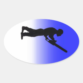 Pegatina Ovalada Regalo de regalo para cirujanos aboristas