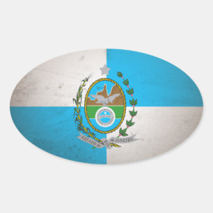 Pegatina Ovalada Río de Janeiro