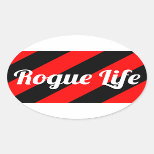Pegatina Ovalada Rogue Life