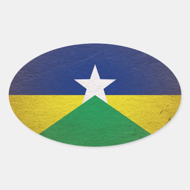 Pegatina Ovalada Rondonia (Anverso)