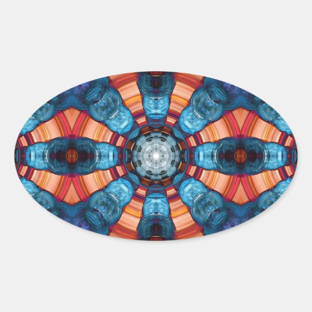 Pegatina Ovalada Ruedas De Combustible (Anverso)