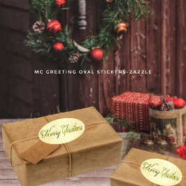 Pegatina Ovalada Saludo de MC