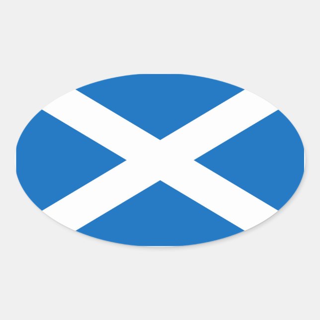 PEGATINA OVALADA SCOTLAND (Anverso)