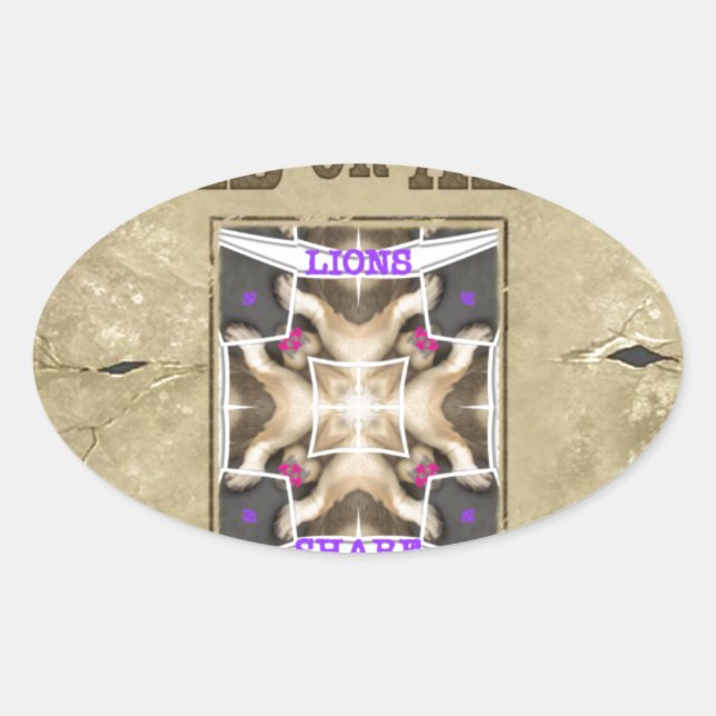 Pegatina Ovalada Se busca paz, amor e inspiración: difunde armonía (Anverso)