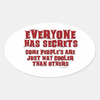 Pegatina Ovalada Secretos de Guay