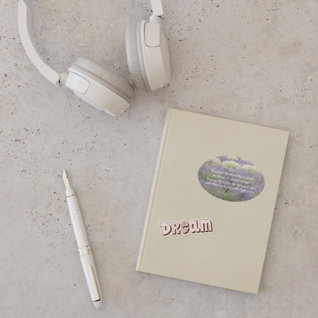 Pegatina Ovalada Serenity Prayer Lavender Garden Floral (In Situ Journal)