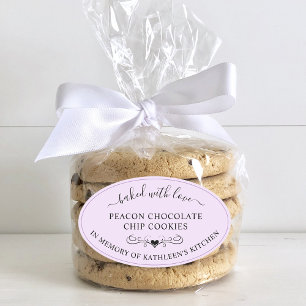 Pegatina Ovalada Servicio Memorial Recuerdo De Favor Horneado Con A