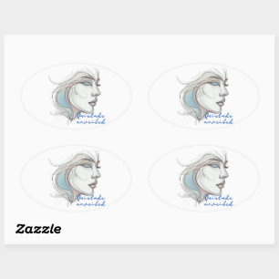 Pegatina Ovalada Sin velo