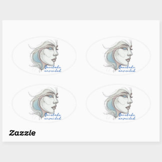 Pegatina Ovalada Sin velo