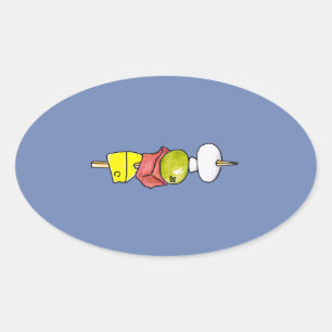Pegatina Ovalada Skewer