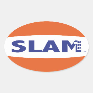 Pegatina Ovalada SLAM ONE Sticker