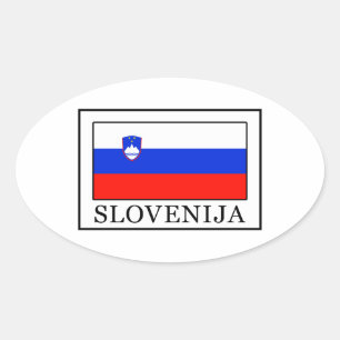 Pegatina Ovalada Slovenija