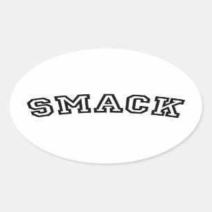 PEGATINA OVALADA SMACK