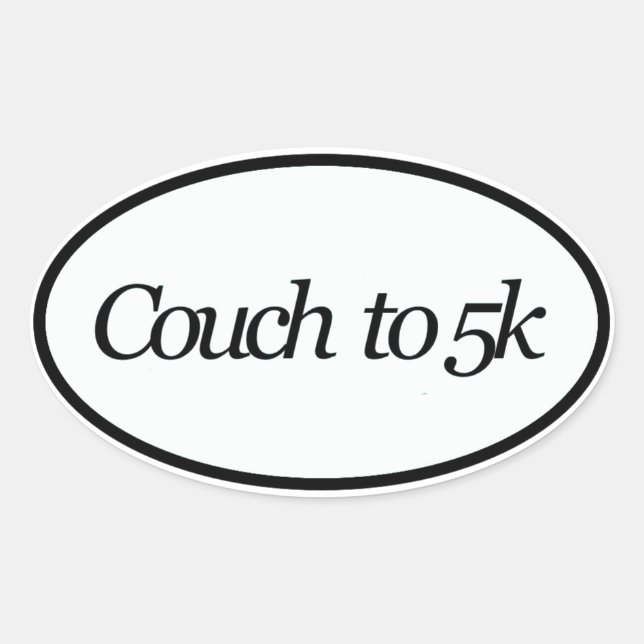Pegatina Ovalada sofá 5k (Anverso)